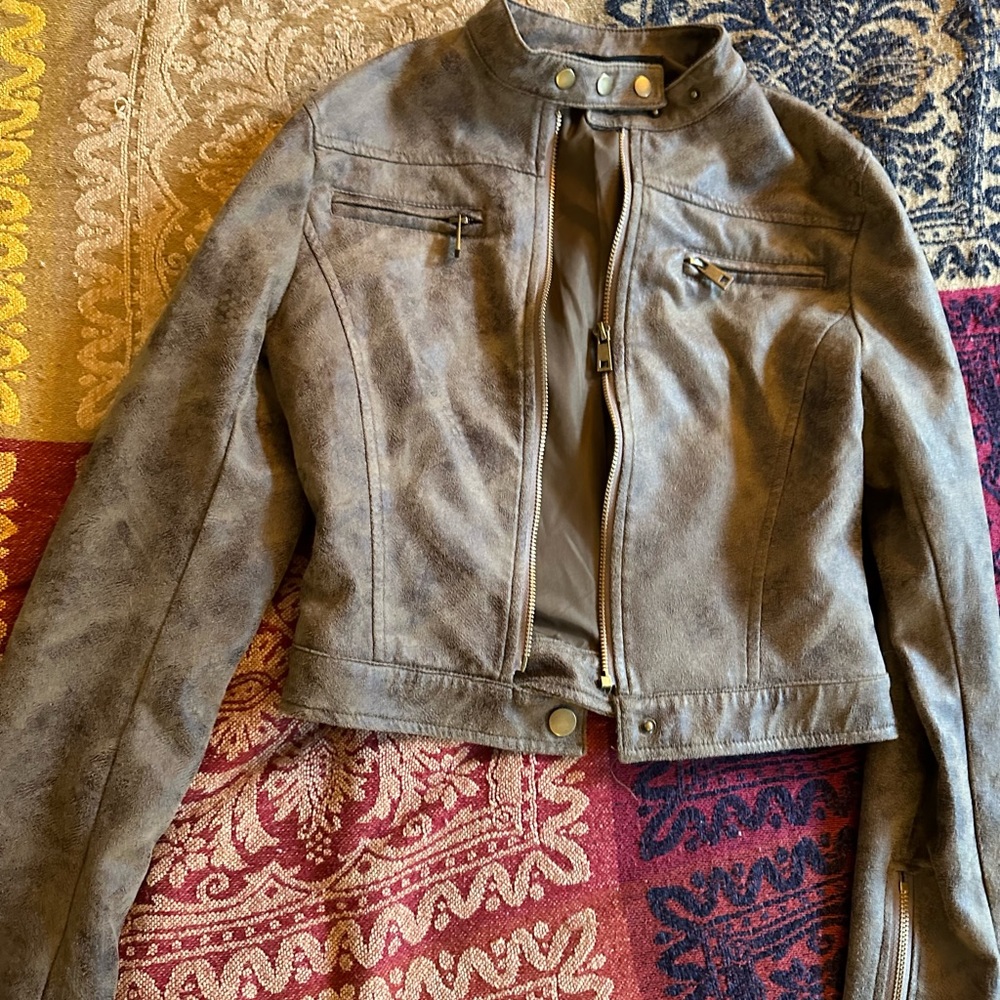 Lioness Bella Moto Jacket Chocolate